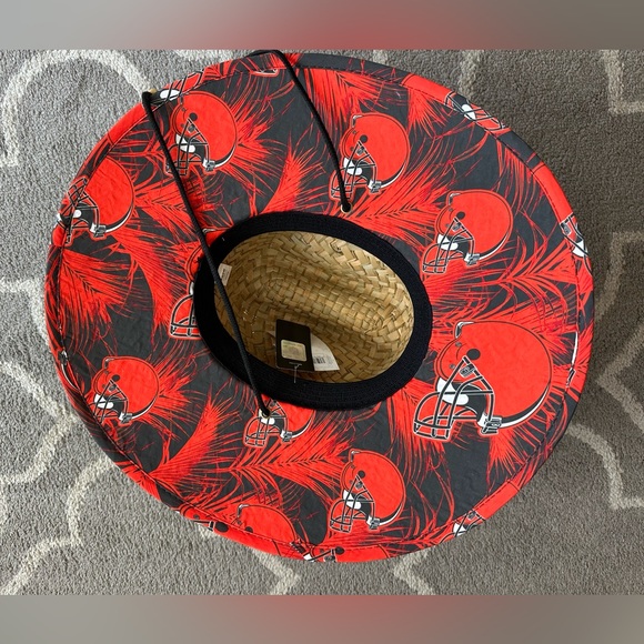 FOCO Cleveland Browns Floral Straw Hat NEW - Picture 6 of 7